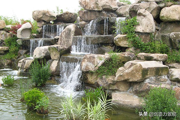 庭院假山十大经典案例,假山流水景观庭院视频