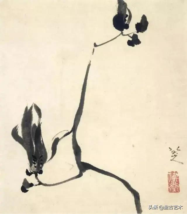 画出艺术家人生大寂寞的国画艺术作品——盘古油画艺术