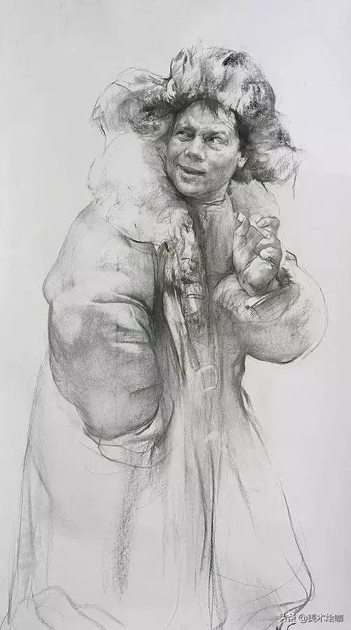 大师的素描线条,大师的素描几何体