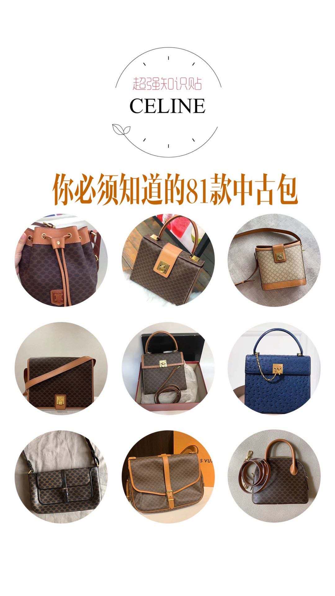 celine塞琳轻奢,塞琳老花vintage