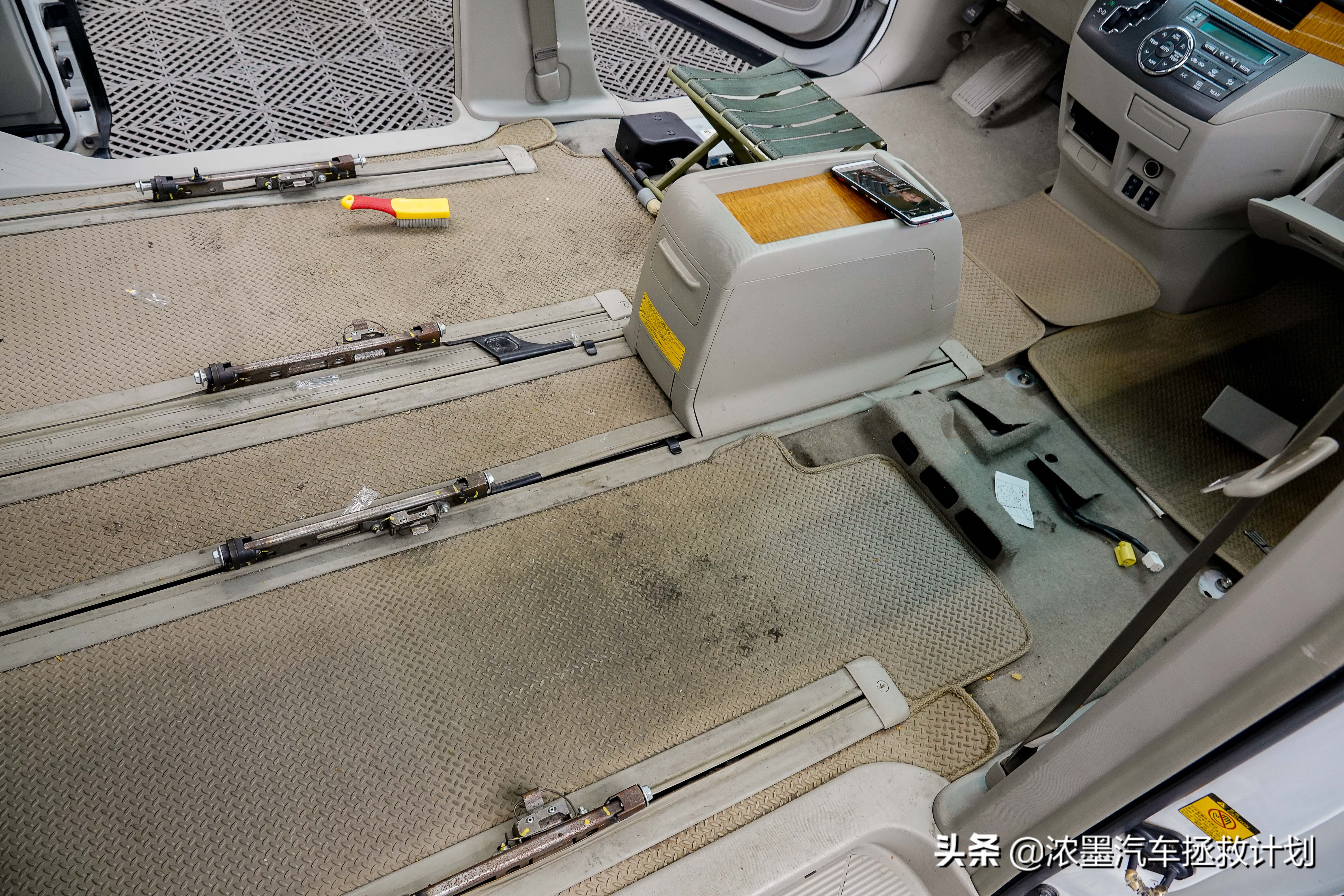 周到车管家,经典老车丰田普瑞维亚翻新整备