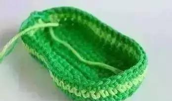 6-12个月宝宝毛线鞋教程,可爱款钩针宝宝鞋