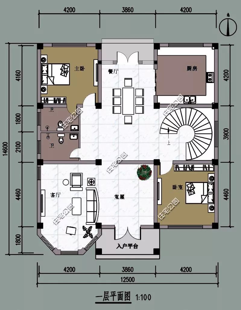 六款农村自建房户型推荐,农村盖房选这10套户型就够了