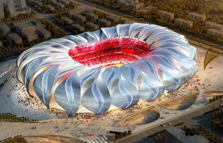 120亿的恒大足球场,恒大足球场看台设计