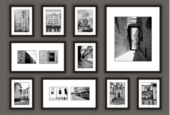 一面照片墙,一面好看的墙怎么拍