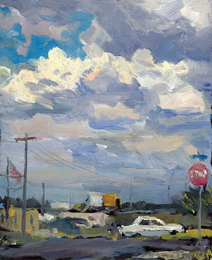 表现性风景油画的绘画语言探索,油画风景的艺术表现