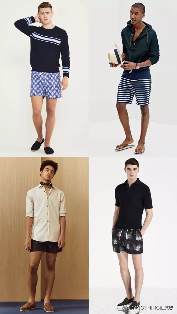 棕布洛克男鞋配短裤,配短裤的高级男鞋