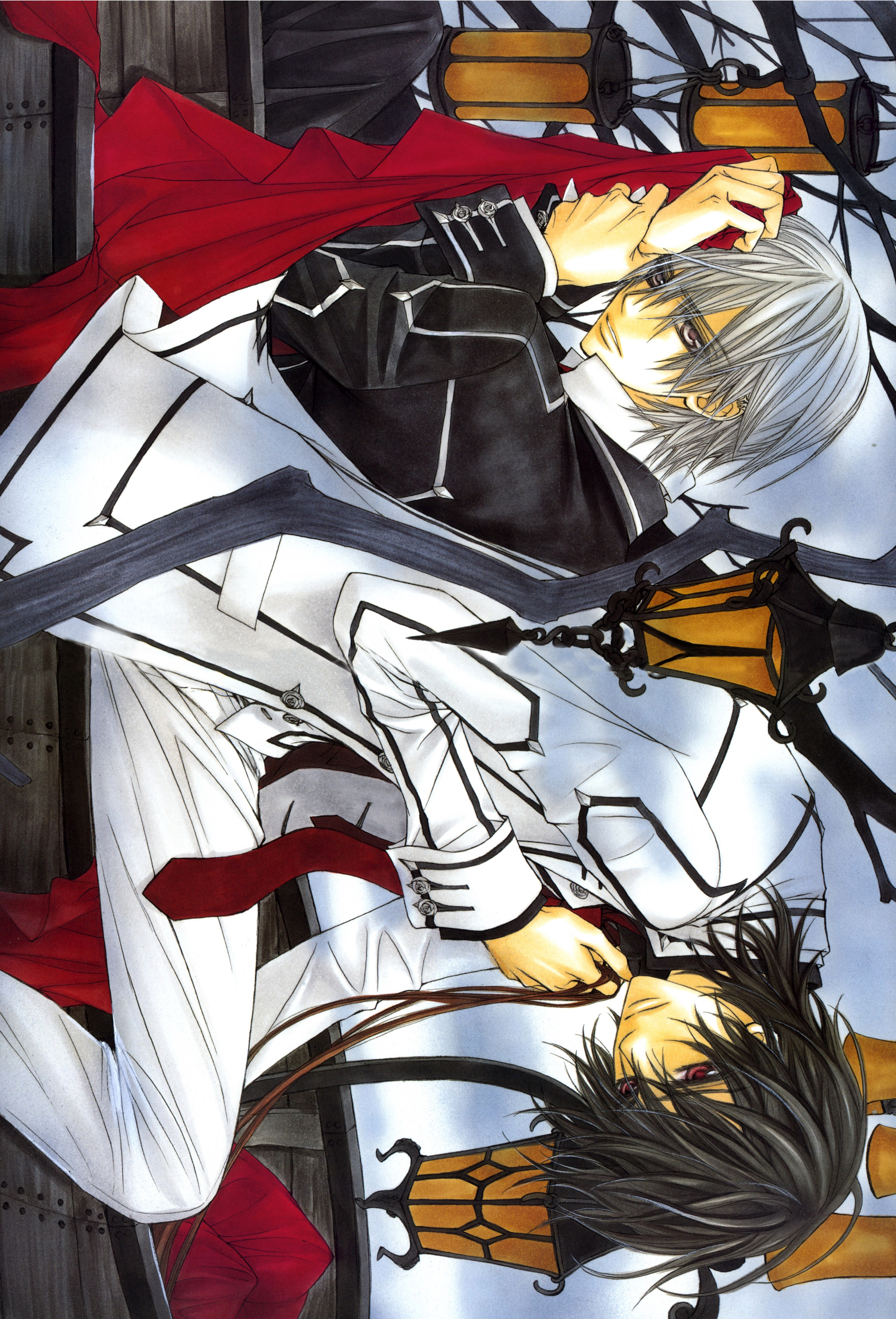 有关帅气吸血鬼的漫画图片,画风超精致的日本吸血鬼漫画