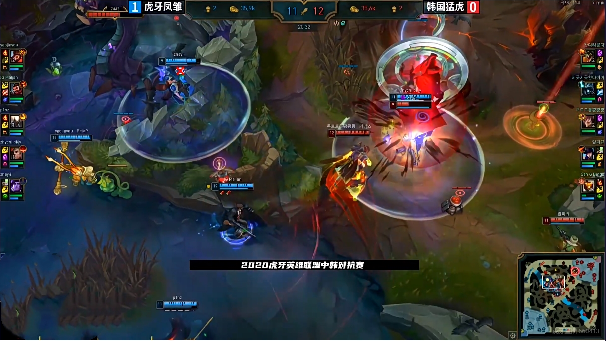 久违的LCK式运营？中韩对抗赛全员多兰盾，人头数把观众逗乐了