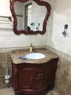 扔掉浴室柜,浴室柜非常难看想扔了