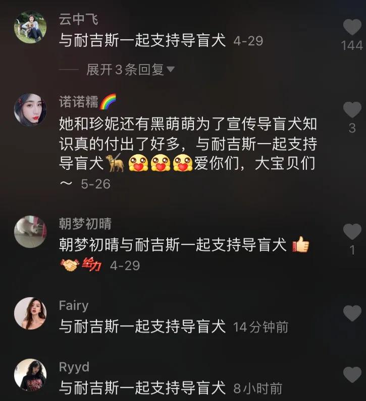 感谢15888名导盲犬支持者，1吨耐吉斯犬粮已送达导盲犬基地