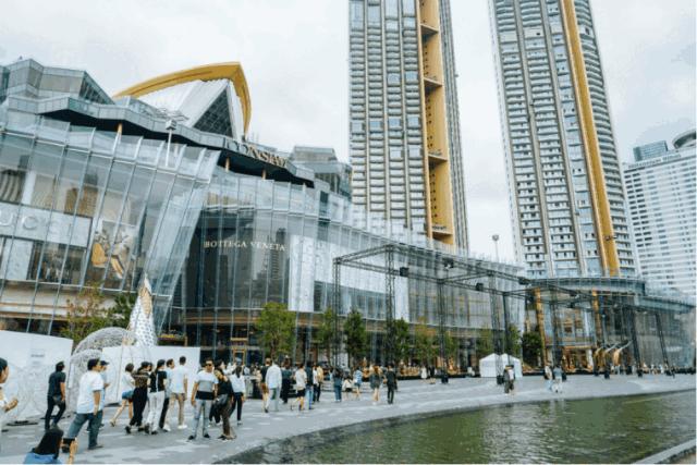 泰国曼谷水上商场,泰国室内水上集市