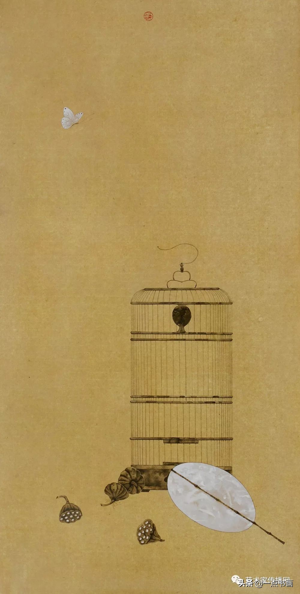 这位画家喜欢画鸟笼子，啥意思？