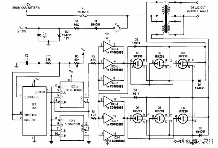 逆变电器的工作原理,逆变原理动画演示
