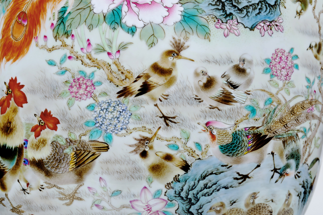 丹凤朝阳百鸟朝凤,丹凤朝阳百鸟争鸣尊价格多少