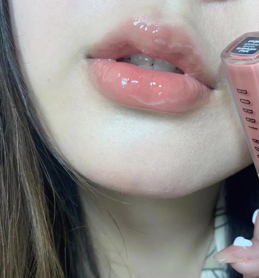 显白嘟嘟唇唇蜜,嘟嘟唇橘色唇蜜