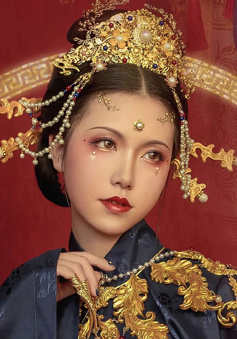 晴晴放弃了美妆,国宝晴晴小时候