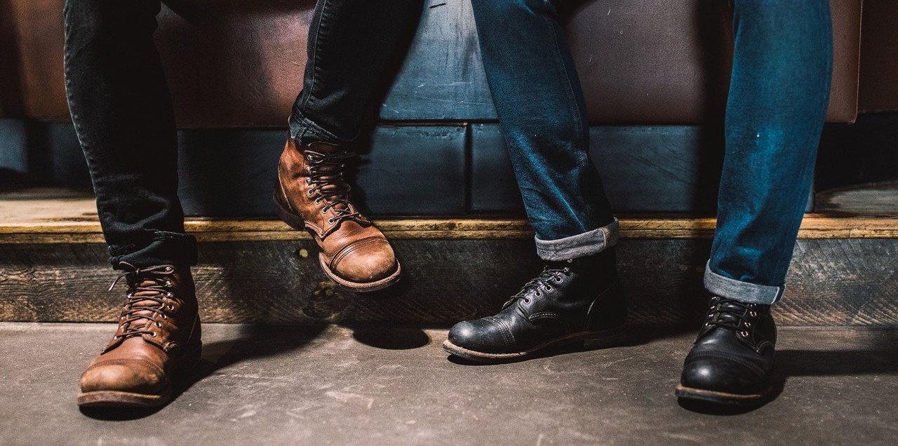 复古民族风长筒靴,工装靴推荐redwing