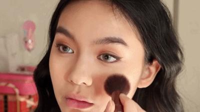 欧美法式自然妆,泰式大气妆容适合口红