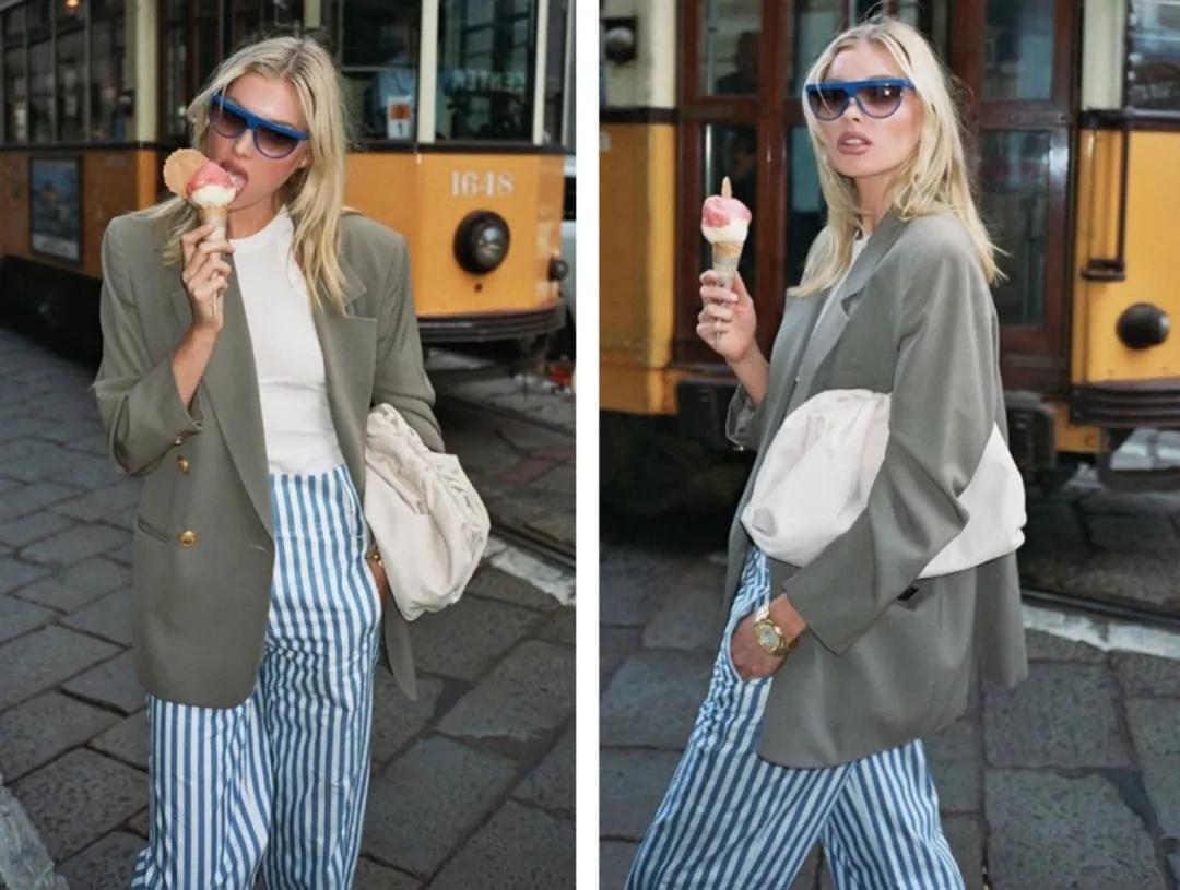 一套西装又正式又休闲,30-35岁女性春季穿搭西装