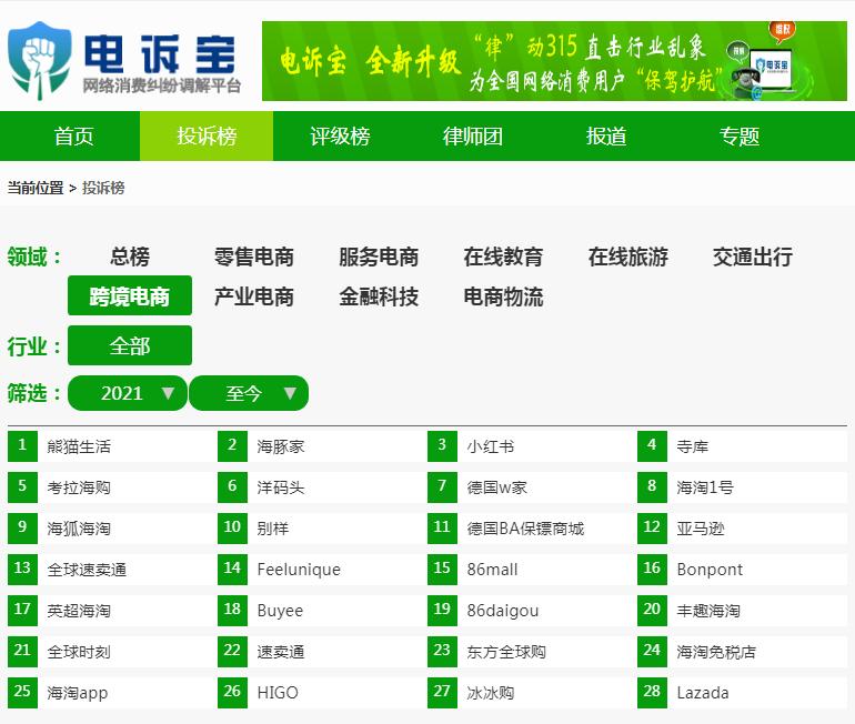 「电诉宝」强买强卖？洋码头被指久未发货拒绝退款