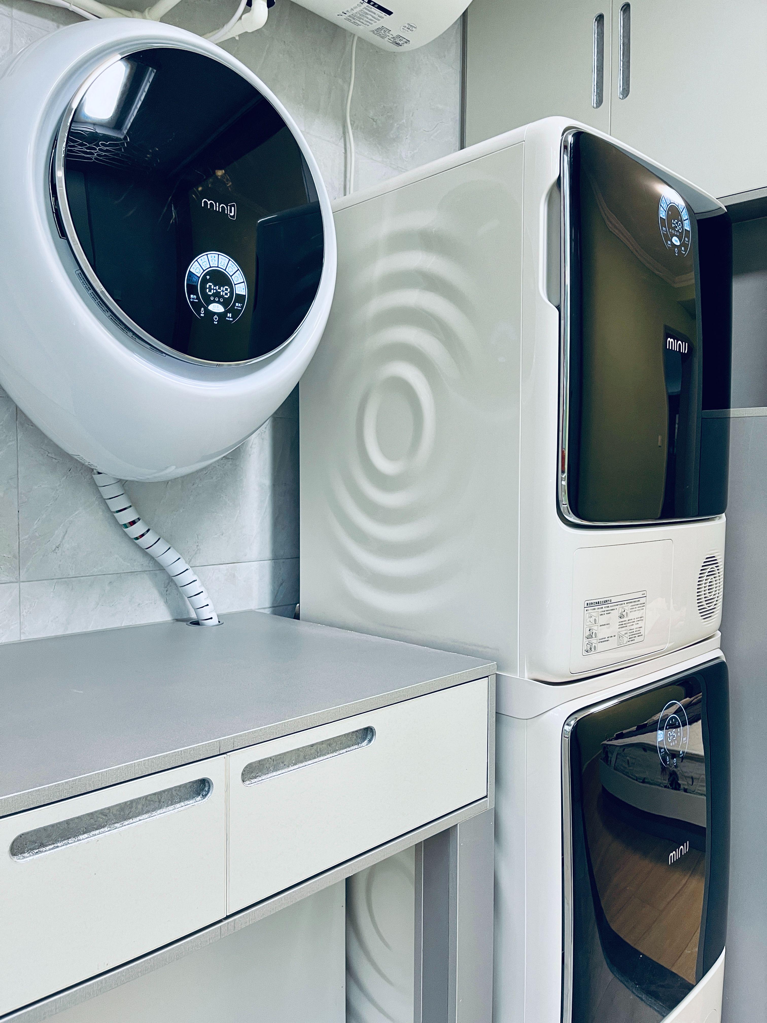 一字型洗衣房怎么布置好看,一平米洗衣房晾衣设计