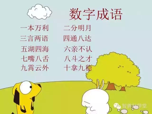 数字成语集锦,数字成语祝福语一到十大全