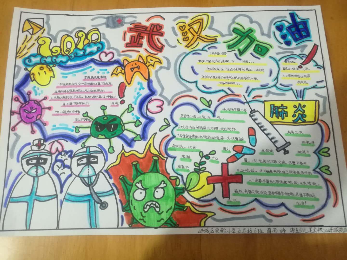 抗击疫情手抄报怎么画简单又漂亮,2022抗击疫情的手抄报简单又好看