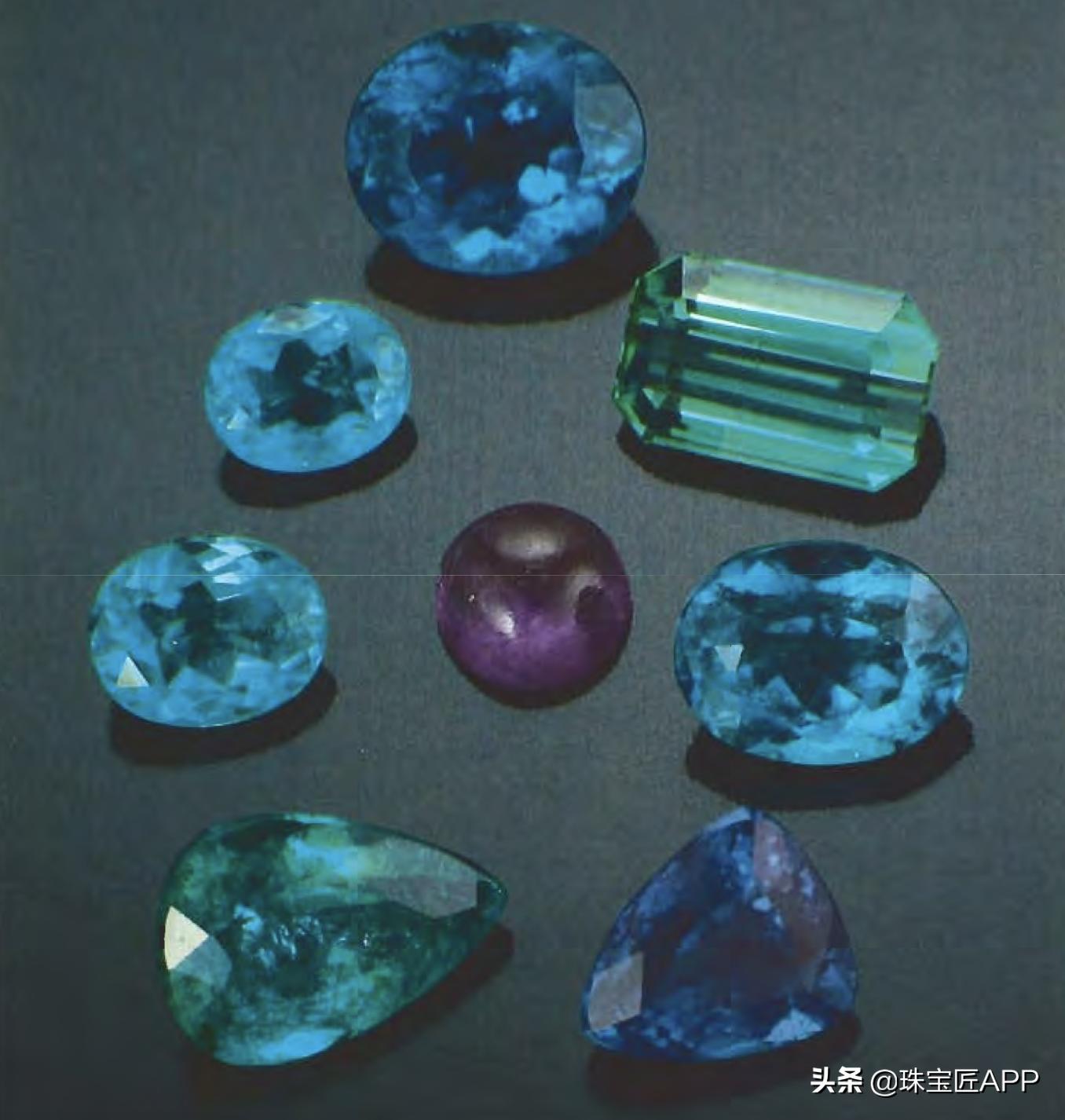 100种紫罗兰宝石图片,各种宝玉石原石名称与图片