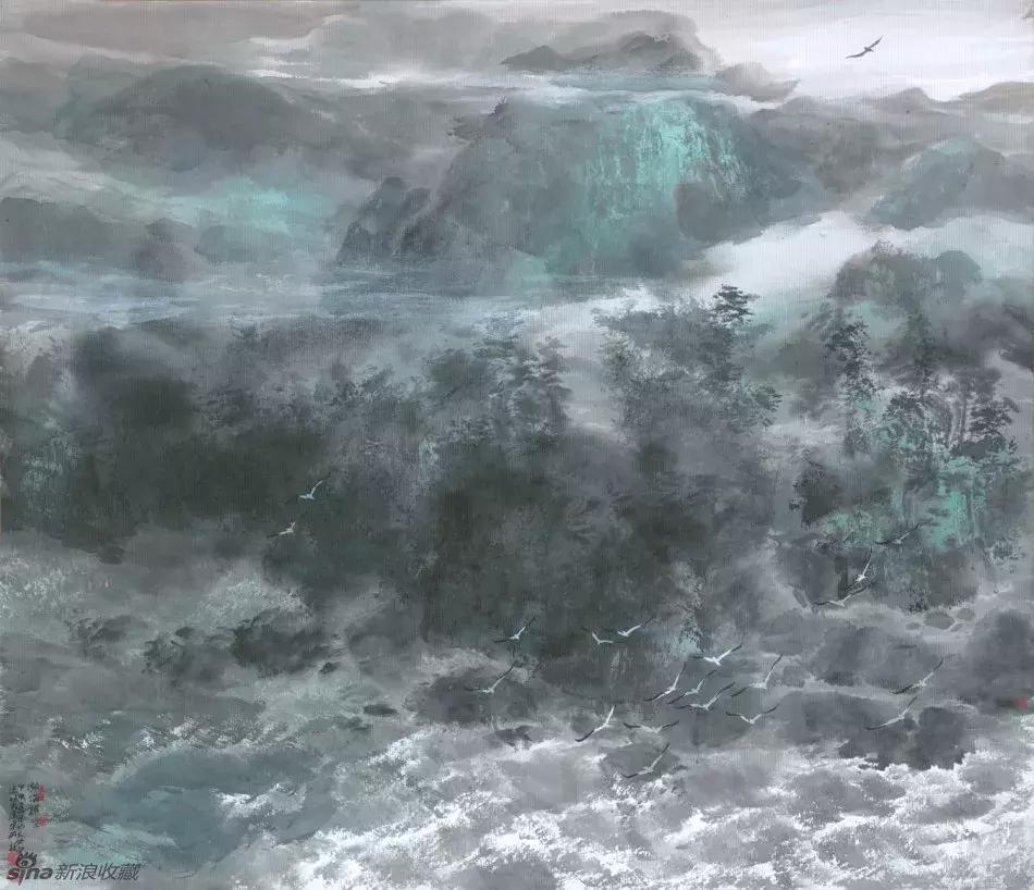 画家宋雨桂作品欣赏,宋雨桂山水书画作品