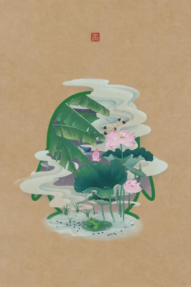 手机古风壁纸▏当QQ遇到中国风，意外的绝美。