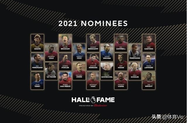 英超联赛名人堂,英超名人堂西甲名人堂