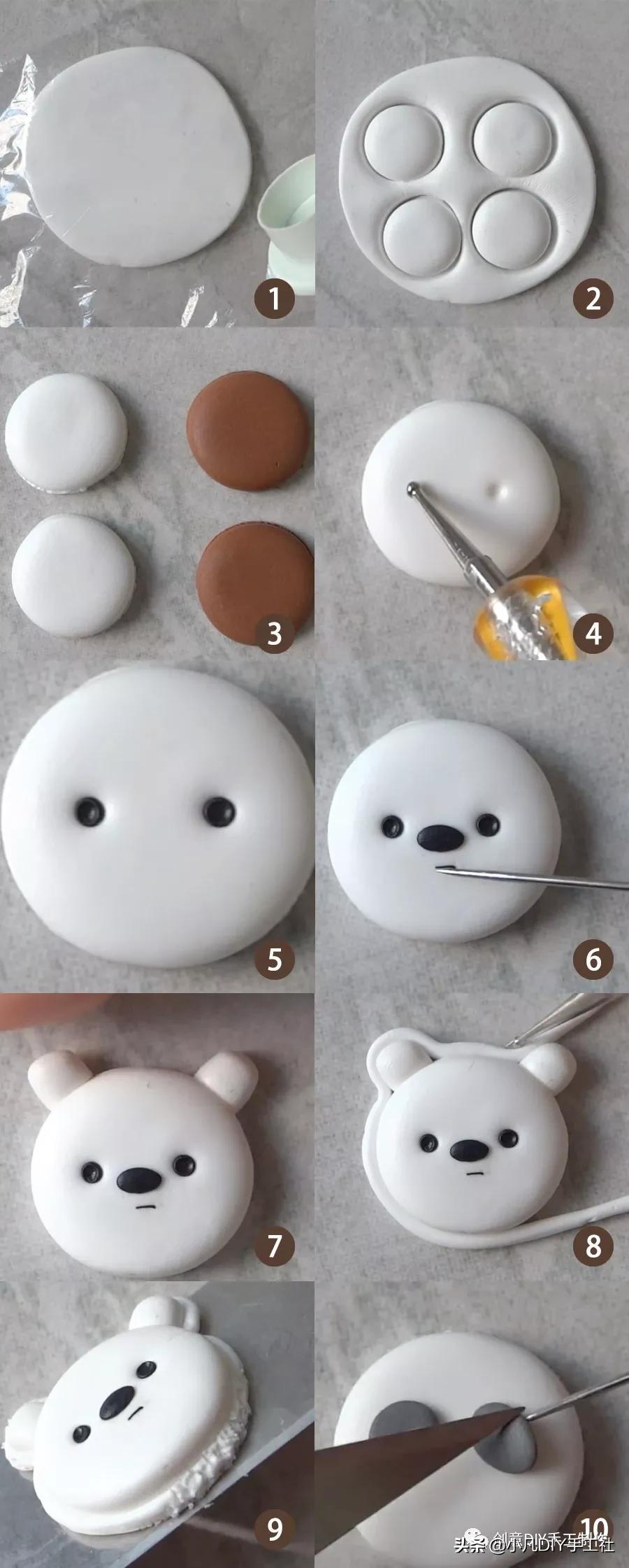 马卡龙简单又漂亮,自制各种形状可爱的马卡龙