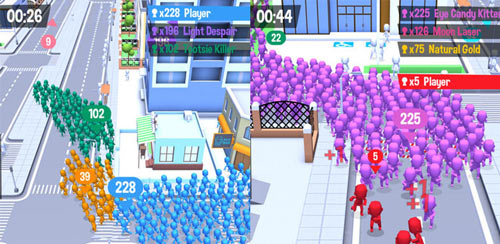 有很多小人在上面跑的是什么游戏,有一群小人跑来跑去是什么游戏