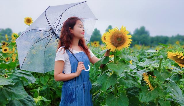 下雨拍照姿势大全不带伞,旅游打伞拍照姿势