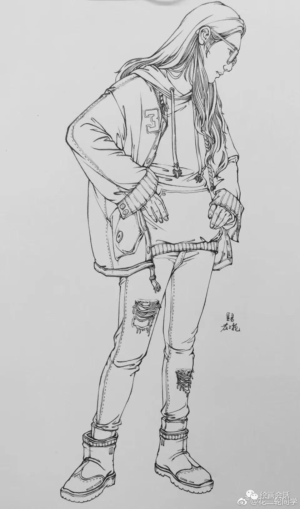 简单钢笔山水速写临摹图片,钢笔速写临摹推荐