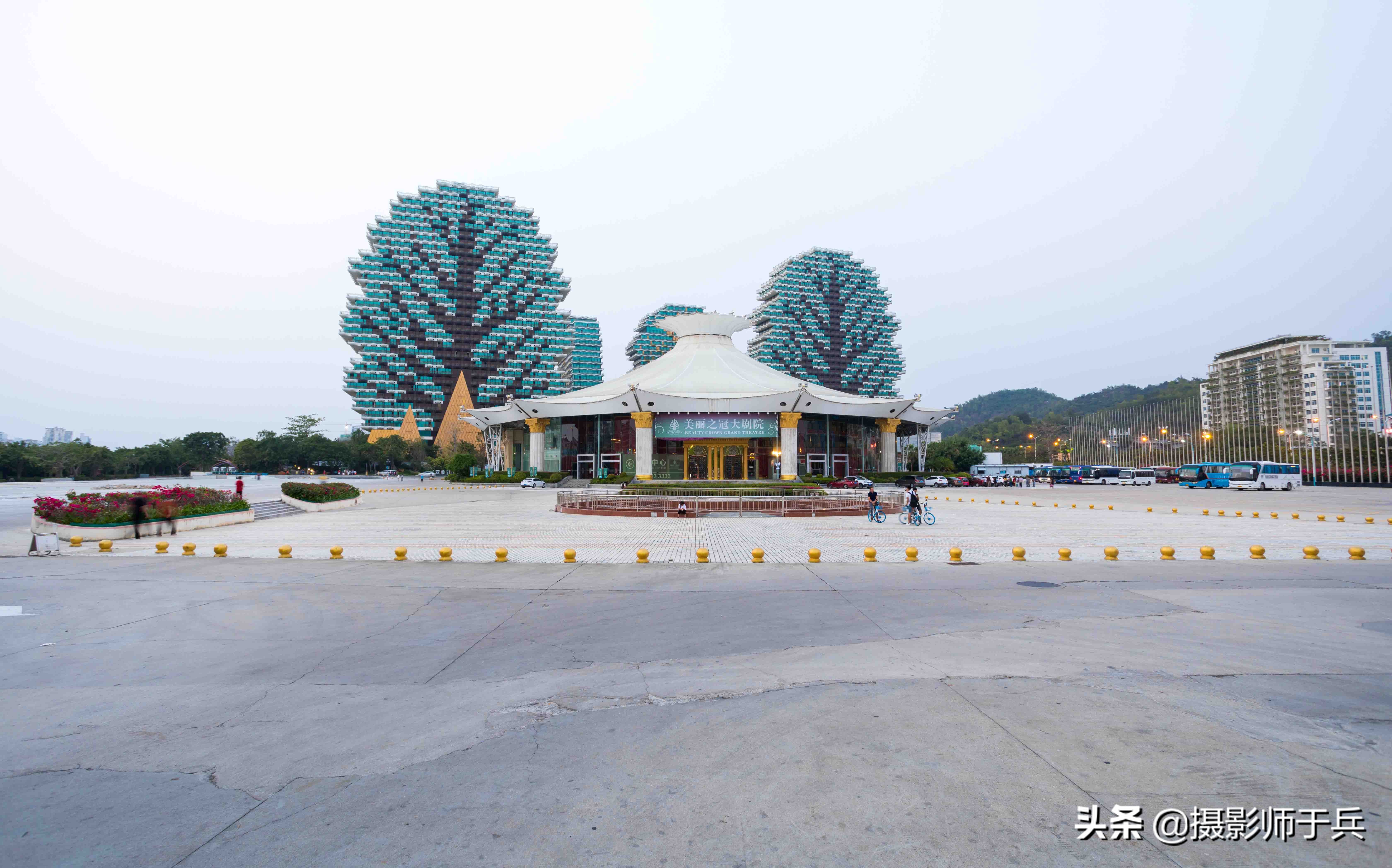 三亚美丽之冠哪栋最好,三亚地标性建筑美丽之冠大松树