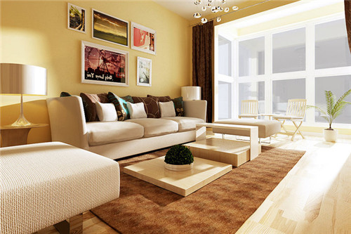 小户型现代简约沙发背景墙效果图,现代简约风格沙发背景墙效果图