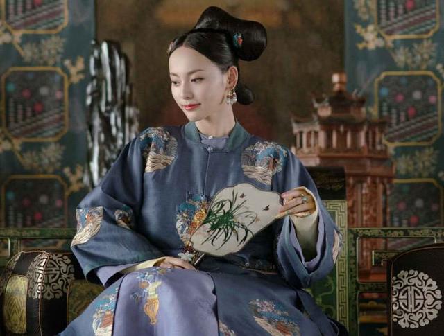 延禧攻略张嘉倪顺嫔眼妆,张嘉倪顺嫔黑色古装