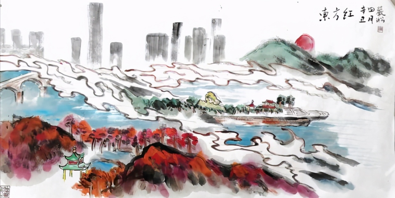 俘虏溃匪三千众，长沙城里称毛奇——严淞作品鉴赏