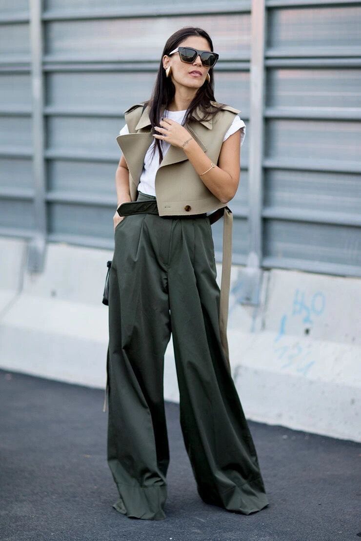 腰粗短上衣怎么搭配,腰细胯宽腿粗的女生怎么搭配衣服