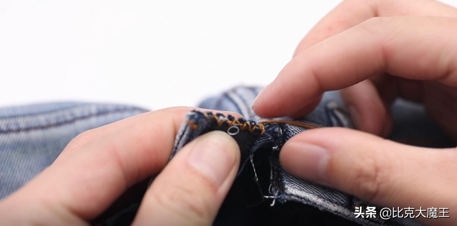 牛仔裤裤腰太大怎么剪掉小妙招,牛仔裤腰太小怎么换裤腰