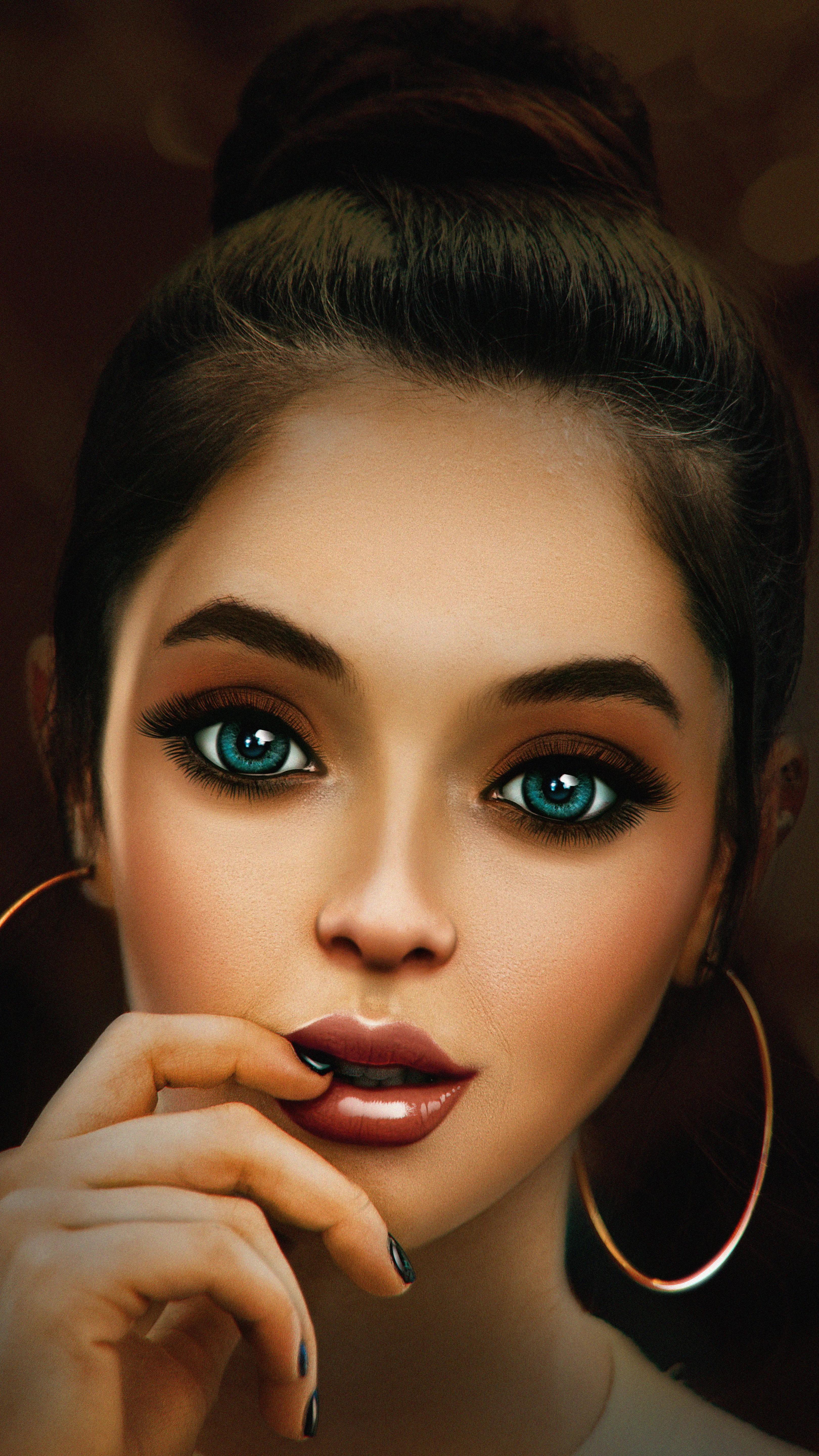 电脑壁纸超清极简风4k美女,超好看的4k美女壁纸图文