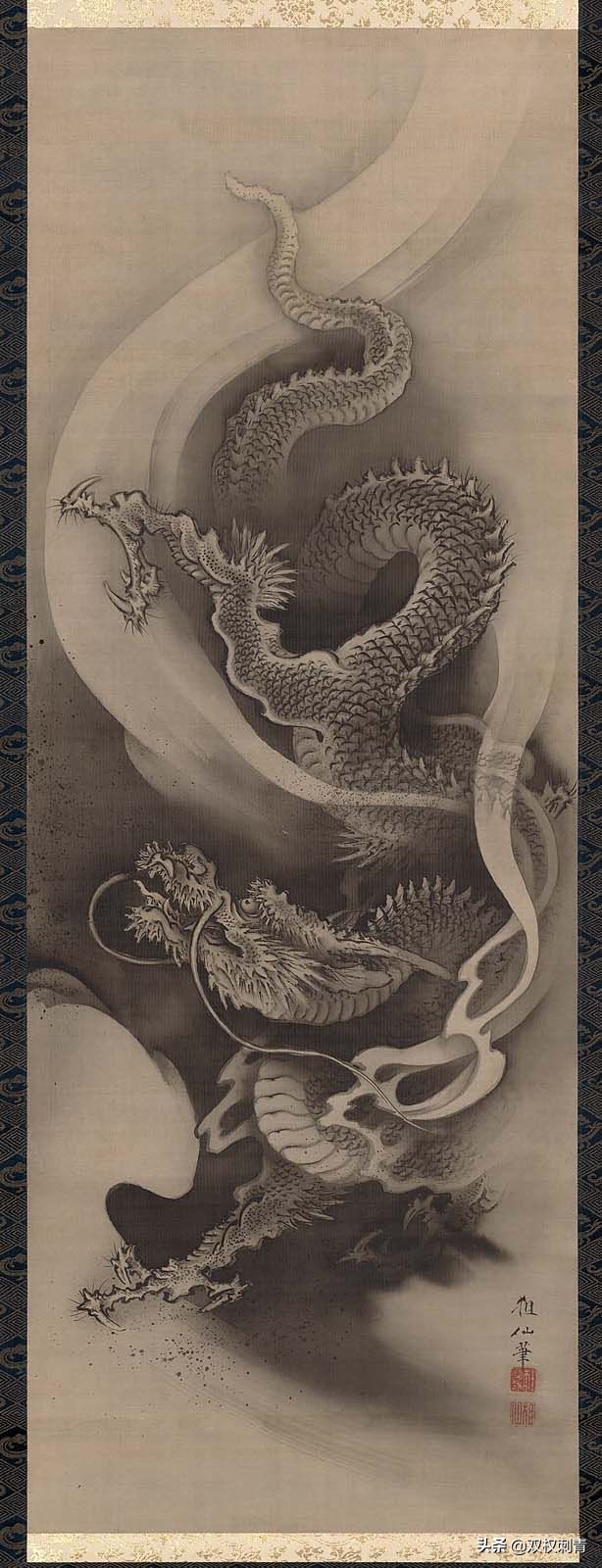 汉代龙纹图腾图案,龙纹图腾图案