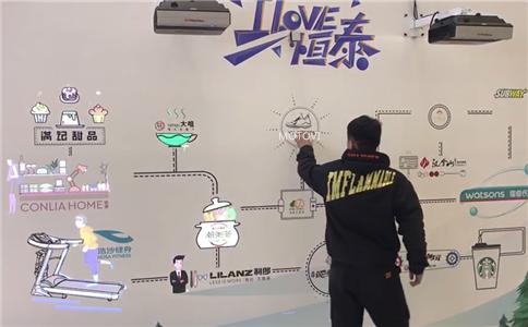 墙面互动投影机器设备,全息投影墙面互动