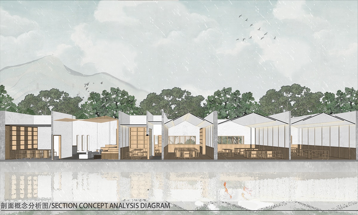 仿古书院设计方案,传统文化书院规划设计