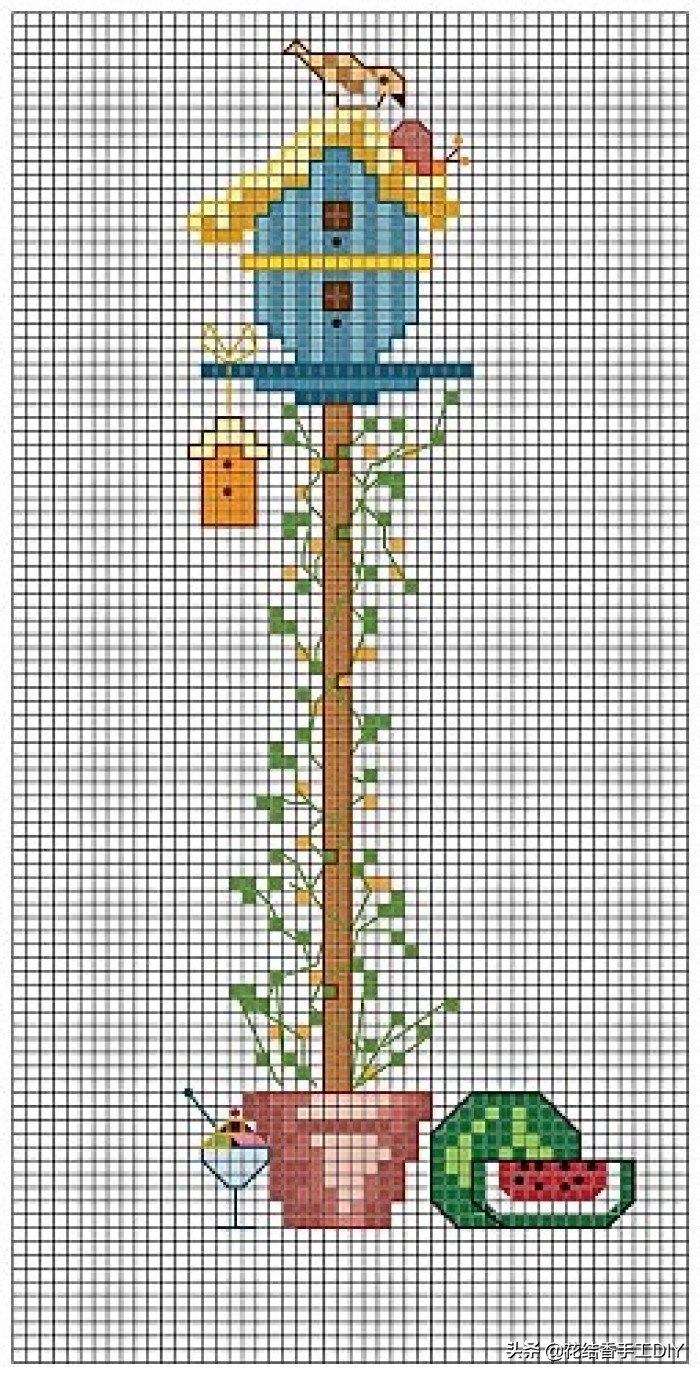 小型十字绣图案大全免费,简单好绣的十字绣图案
