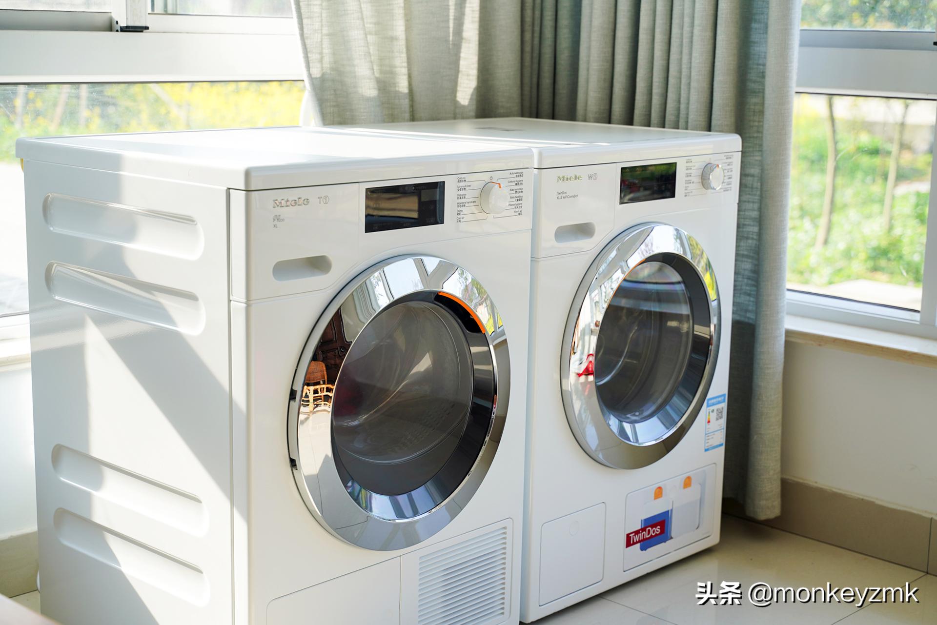 美诺洗烘一体洗衣机,高端洗衣机洗烘套装推荐