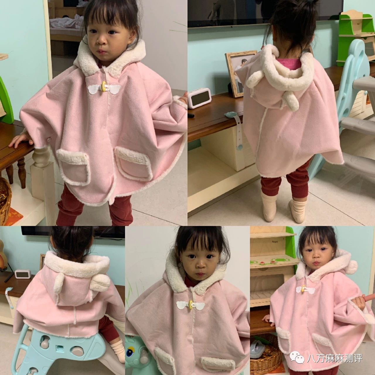 儿童冬天披风斗篷,高档小披风斗篷宝宝