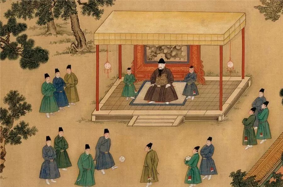 蹴鞠动态图,蹴鞠画面